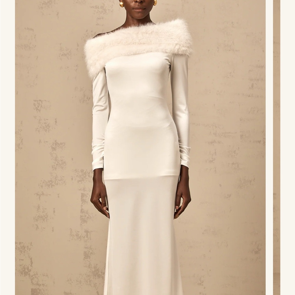 Miss Rosier Faux Fur Dress